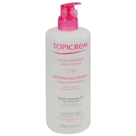 Топикрем (Topicrem) мягкий очищающий гель для тела и волос 500 мл